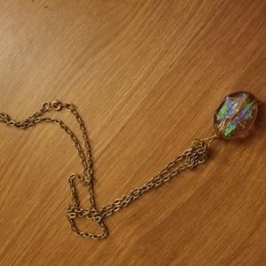 Opal necklace vintage